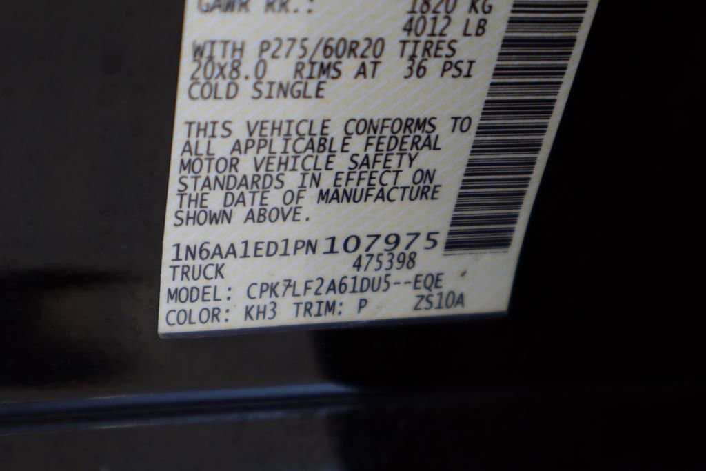 Used 2023 Nissan Titan Platinum Reserve w/ Moonroof Package image 34