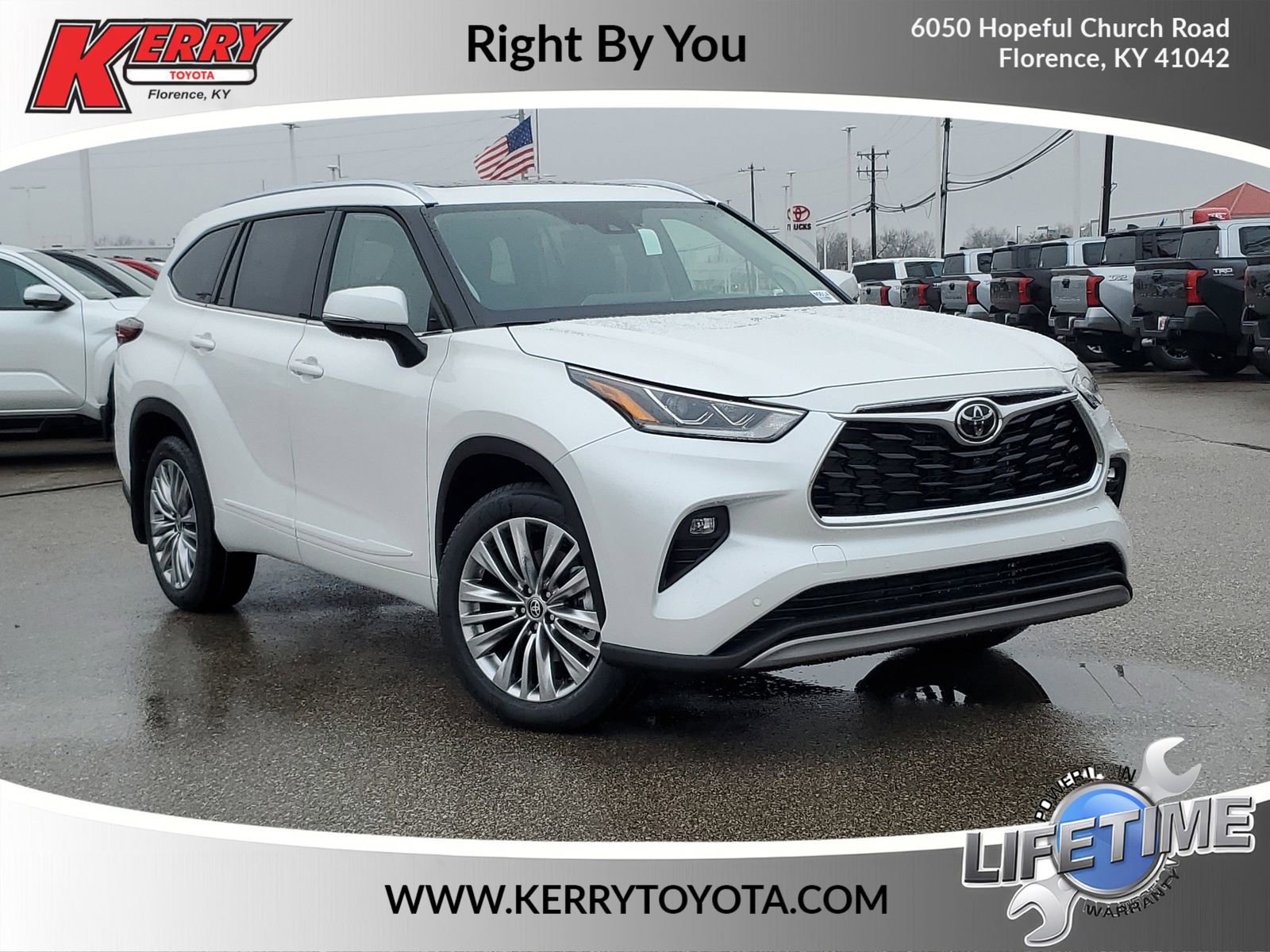 New 2026 Toyota Highlander Platinum