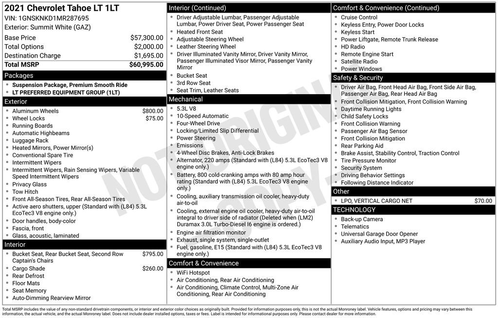 Used 2021 Chevrolet Tahoe LT image 27