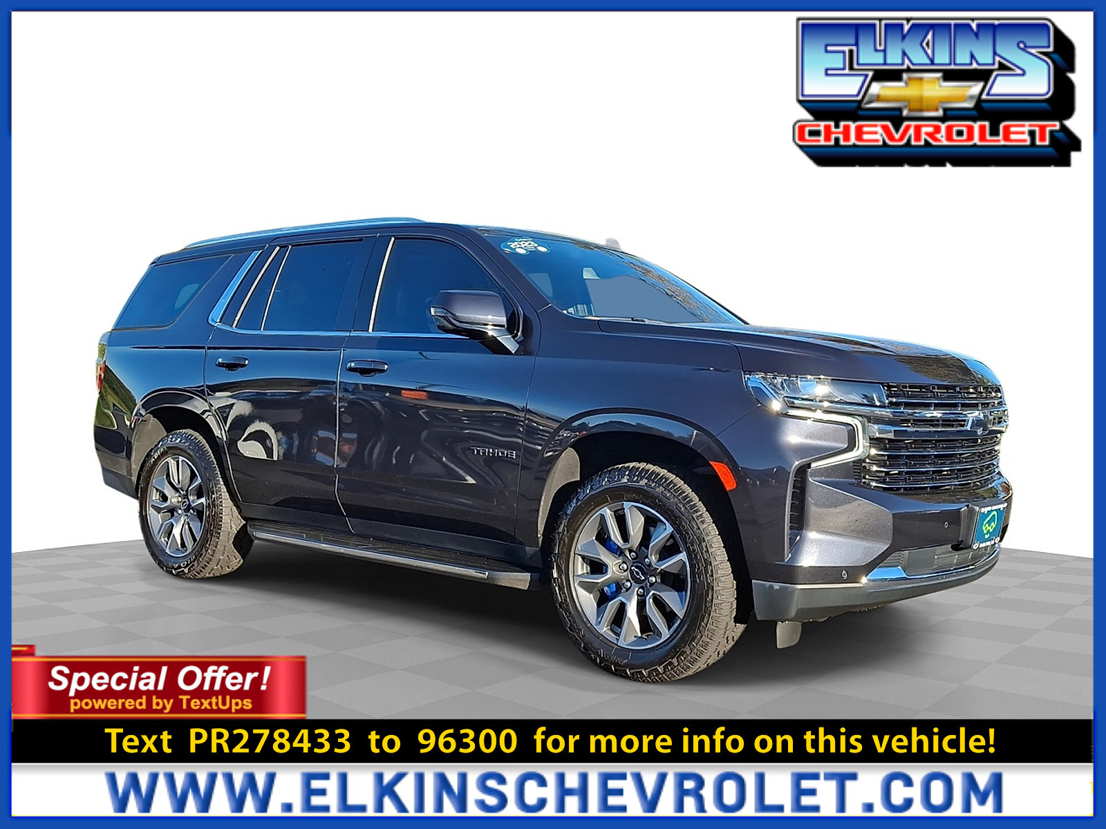 Certified 2023 Chevrolet Tahoe LT w/ Luxury Package AWD/4WD image 1