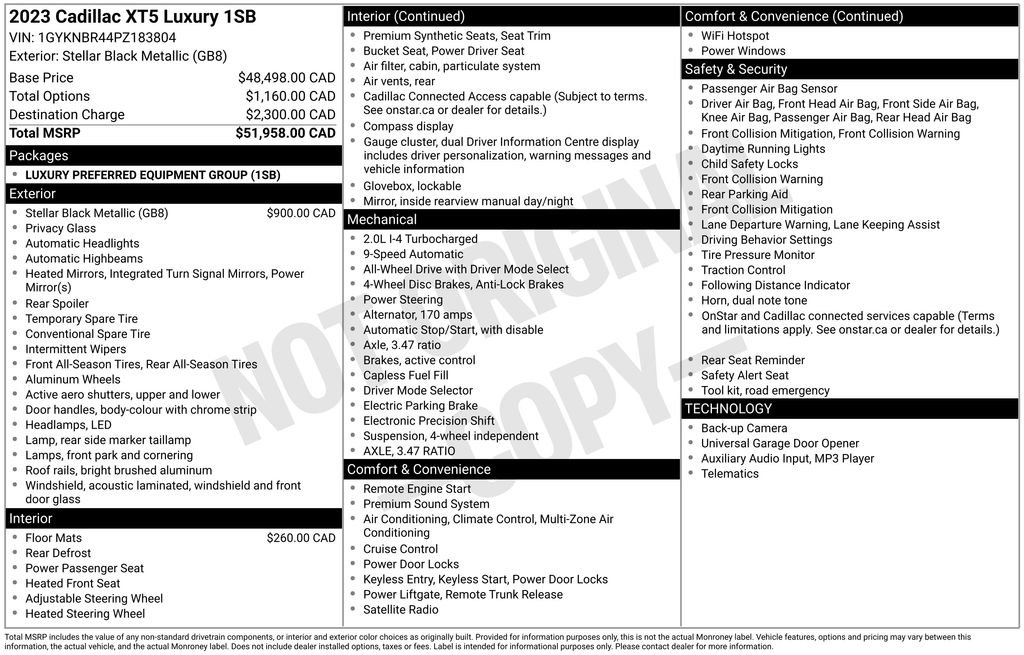 Used 2023 Cadillac XT5 Luxury image 45