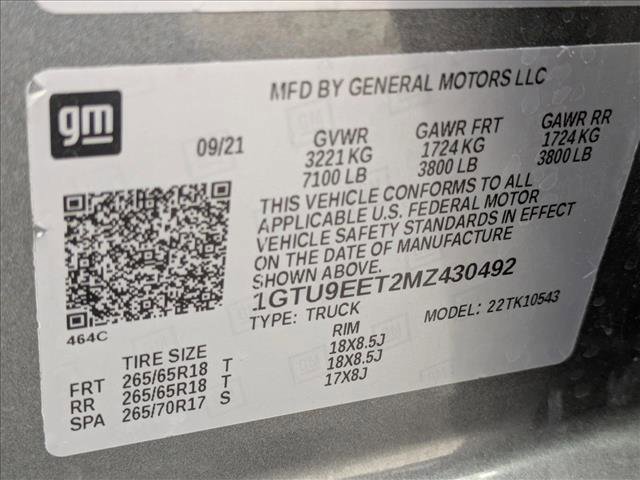 Used 2021 GMC Sierra 1500 AT4 w/ Driver Alert Package II AWD/4WD image 16