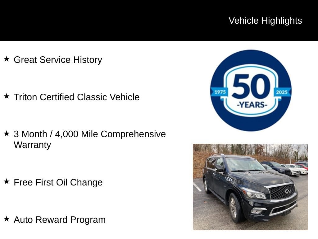 Used 2017 INFINITI QX80 4WD image 5