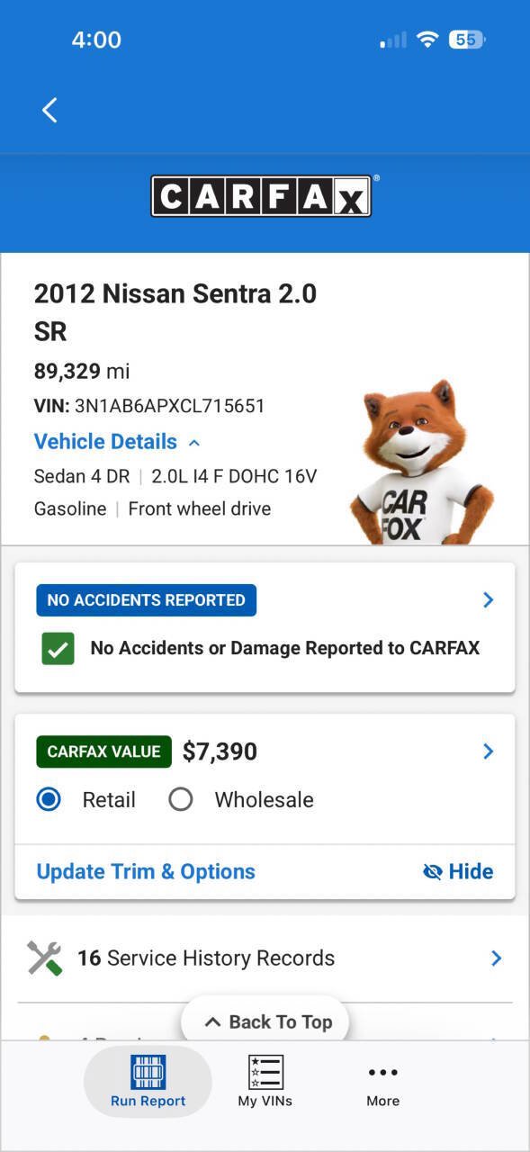 Used 2012 Nissan Sentra 2.0 SR FWD image 13