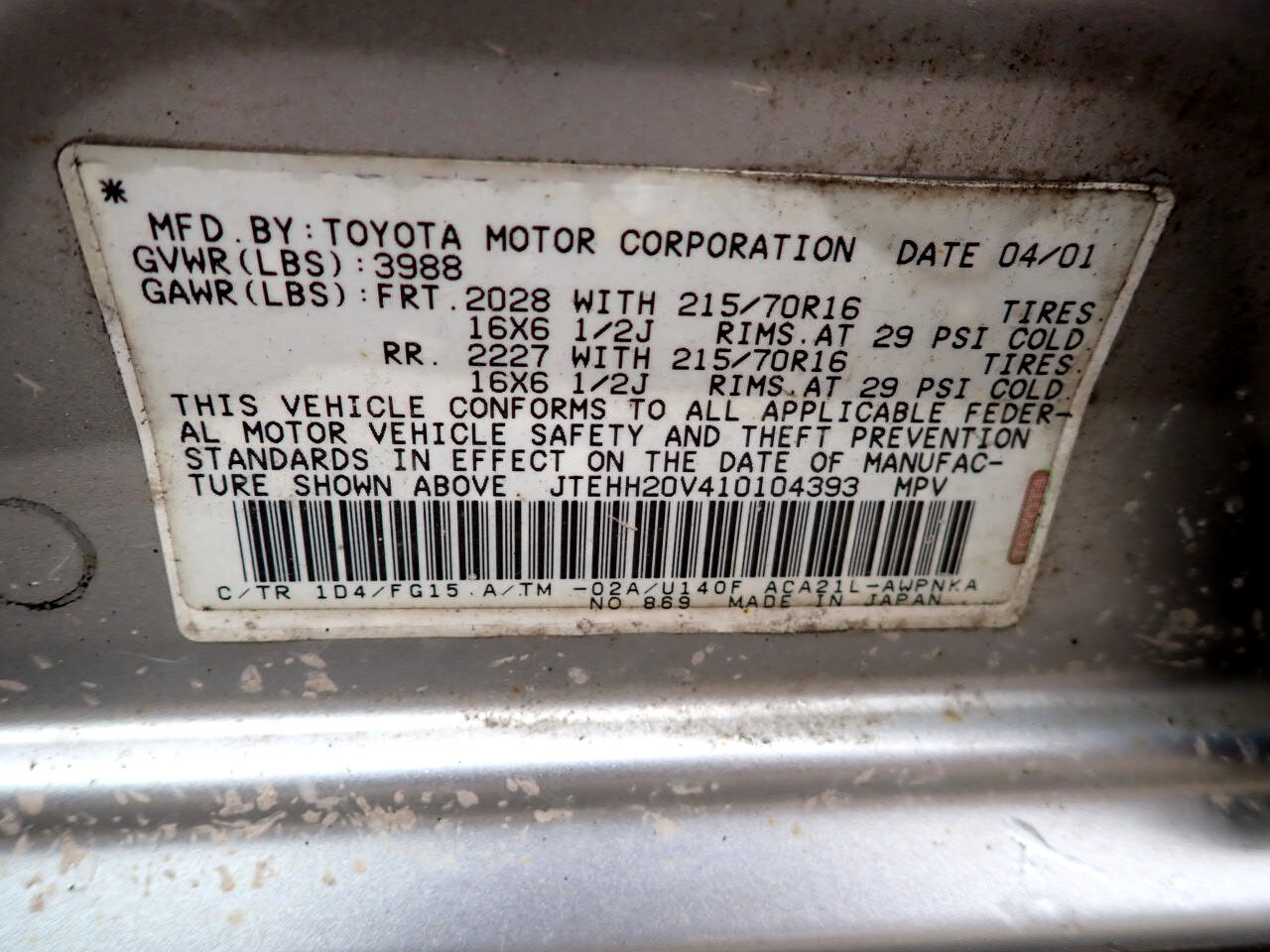 Used 2001 Toyota RAV4 4WD image 39