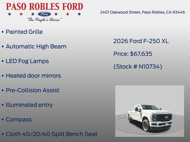 New 2026 Ford F250 XL w/ STX Appearance Package AWD/4WD image 24