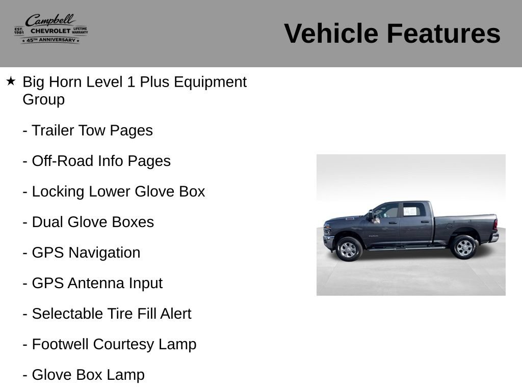 Used 2025 RAM 2500 Big Horn AWD/4WD image 10