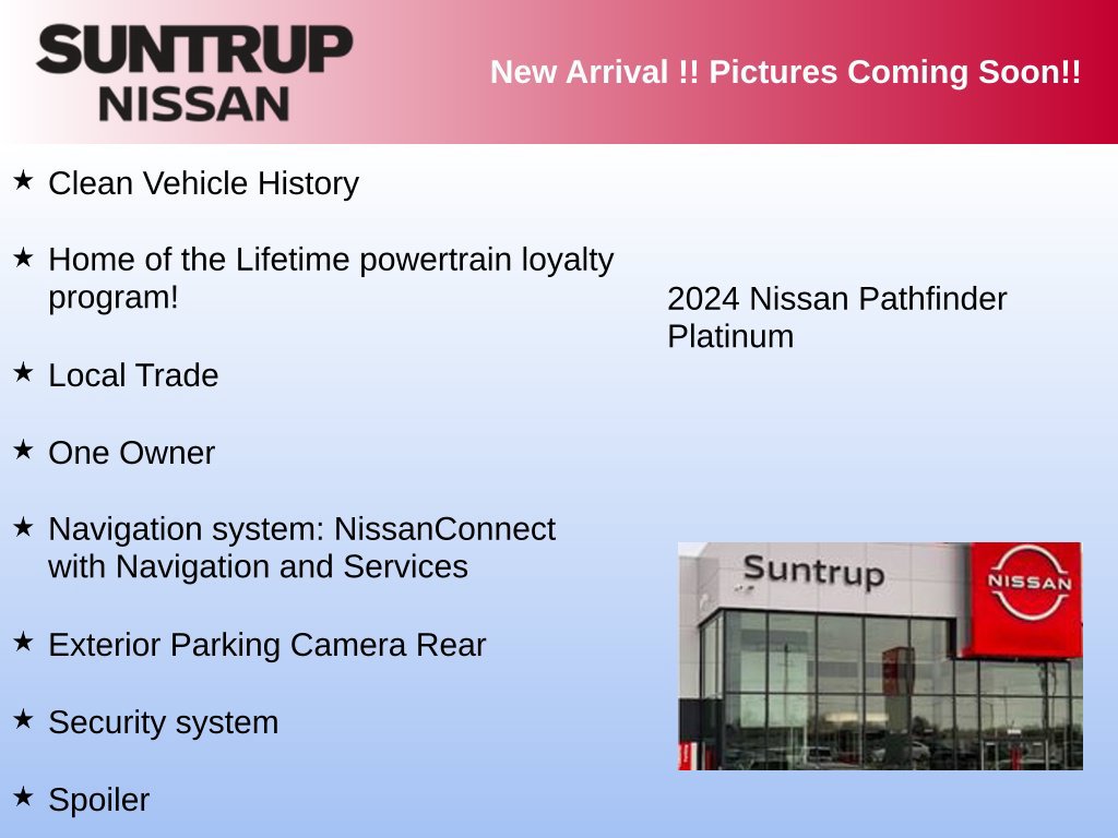 Used 2024 Nissan Pathfinder Platinum AWD/4WD image 3