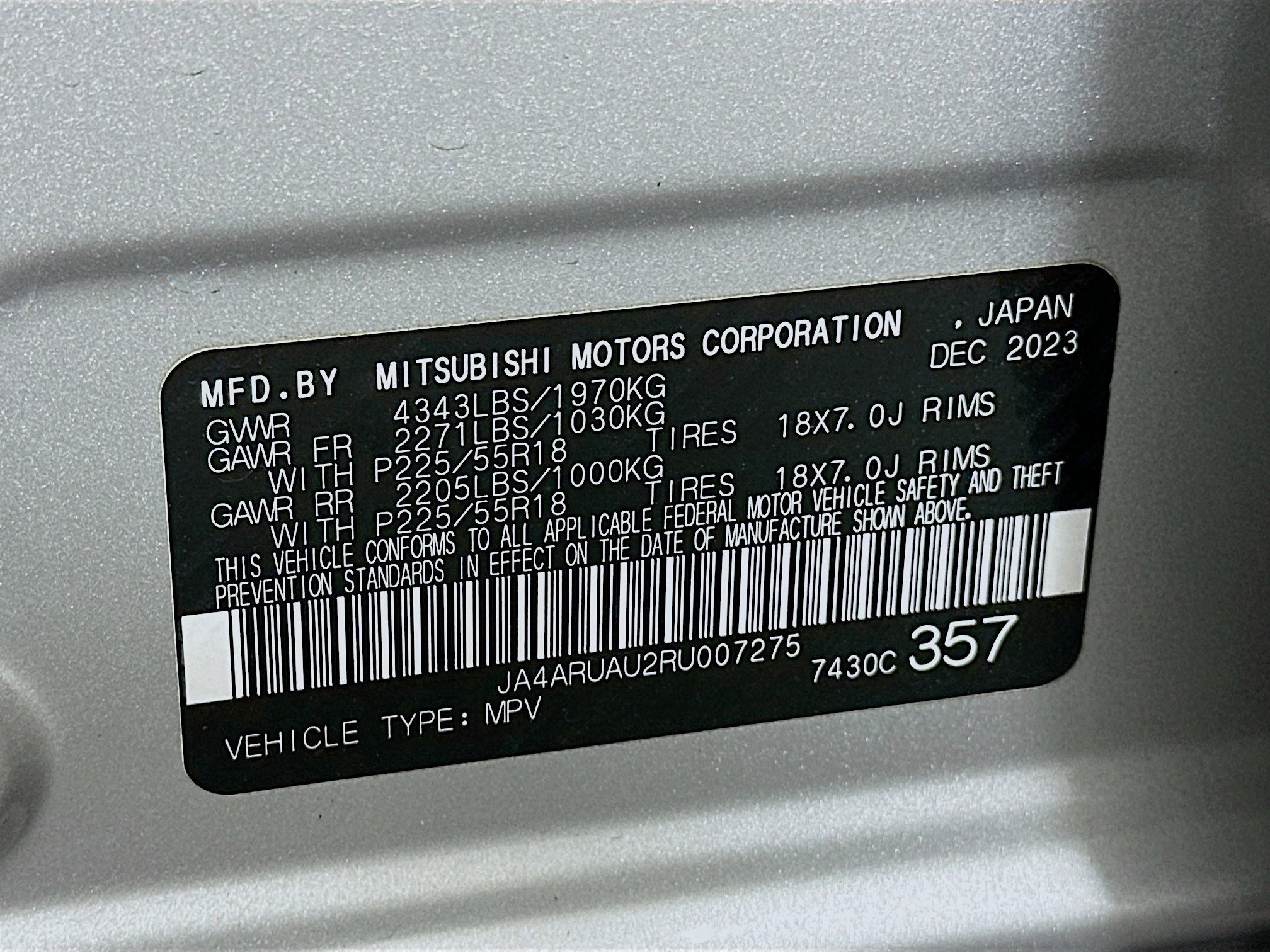Used 2024 Mitsubishi Outlander Sport SE AWD/4WD image 12
