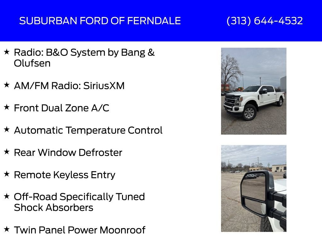 Used 2020 Ford F350 Platinum w/ FX4 Off-Road Package image 9