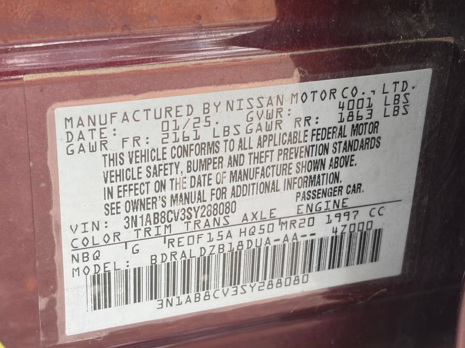 Used 2025 Nissan Sentra SV FWD image 27