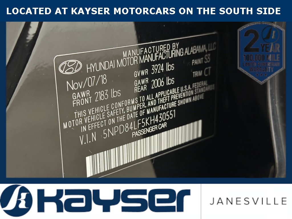 Used 2019 Hyundai Elantra Value Edition w/ Cargo Package image 22