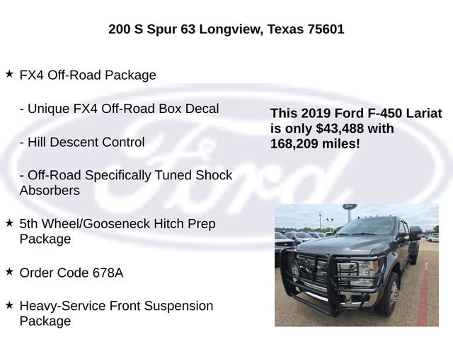 Used 2019 Ford F450 Lariat w/ Lariat Value Package AWD/4WD image 5