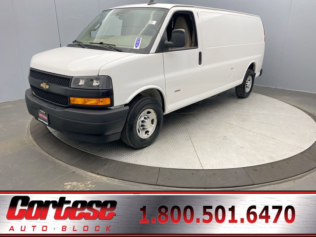Used 2021 Chevrolet Express 2500 Extended w/ Driver Convenience Package RWD image 1