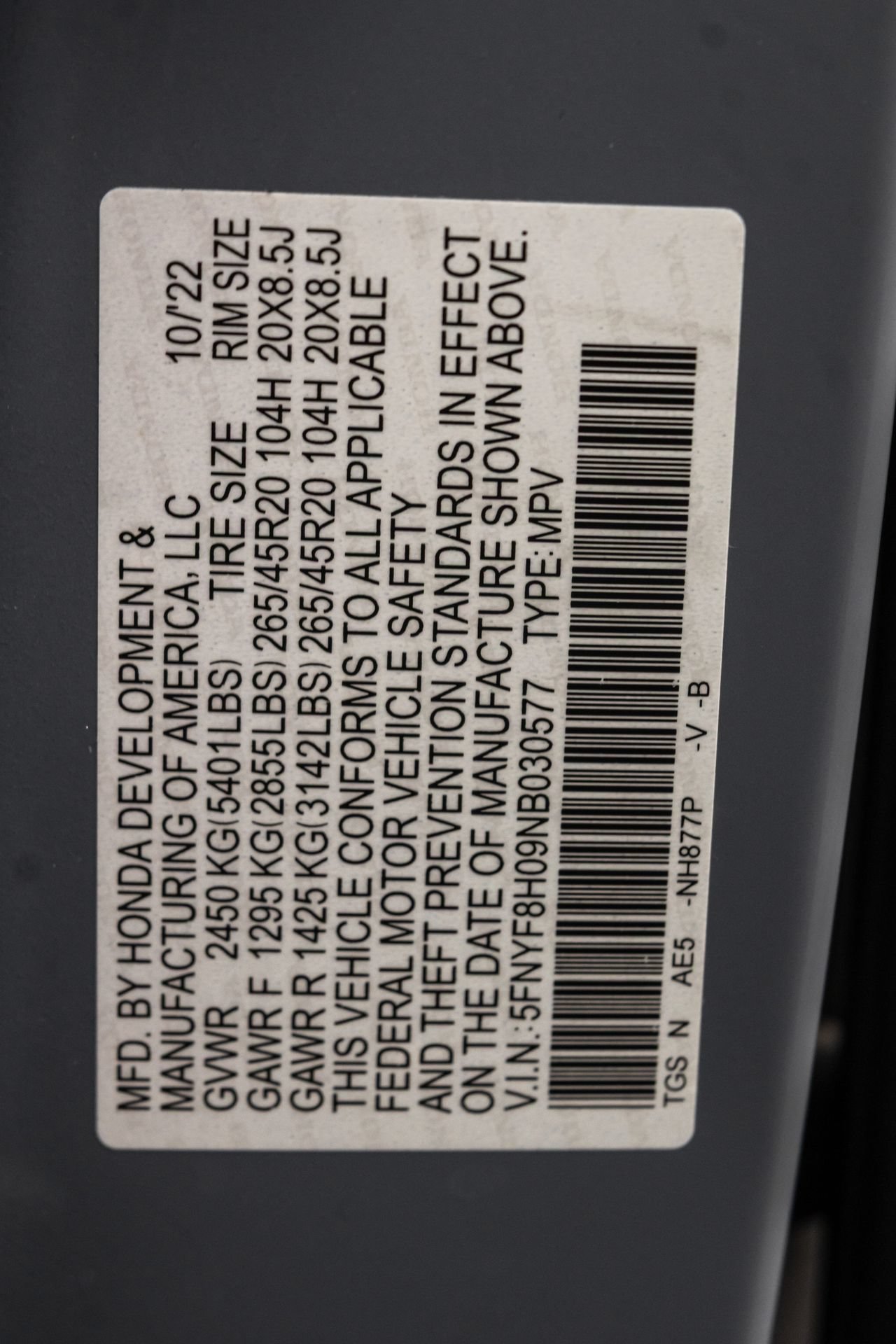 Used 2022 Honda Passport Elite image 42