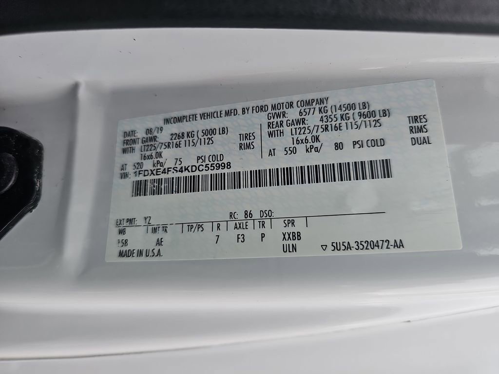 Used 2019 Ford E-450 and Econoline 450 Super Duty w/ Power Windows & Locks Group image 41