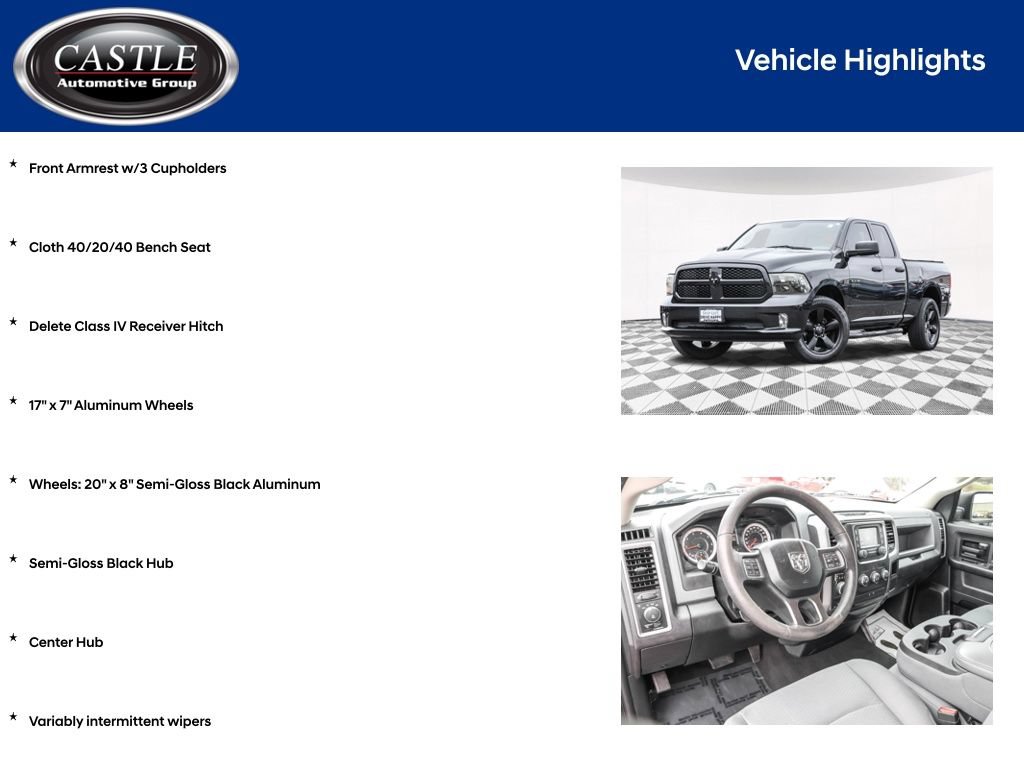 Used 2017 RAM 1500 Express w/ Black Ram 1500 Express Group AWD/4WD image 13