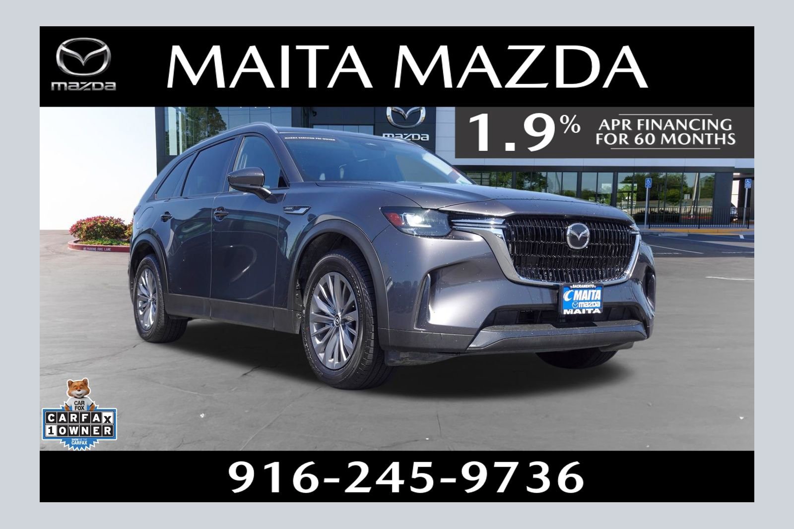 Certified 2024 MAZDA CX-90 Plug-In Hybrid w/ Preferred AWD/4WD 360° Tour