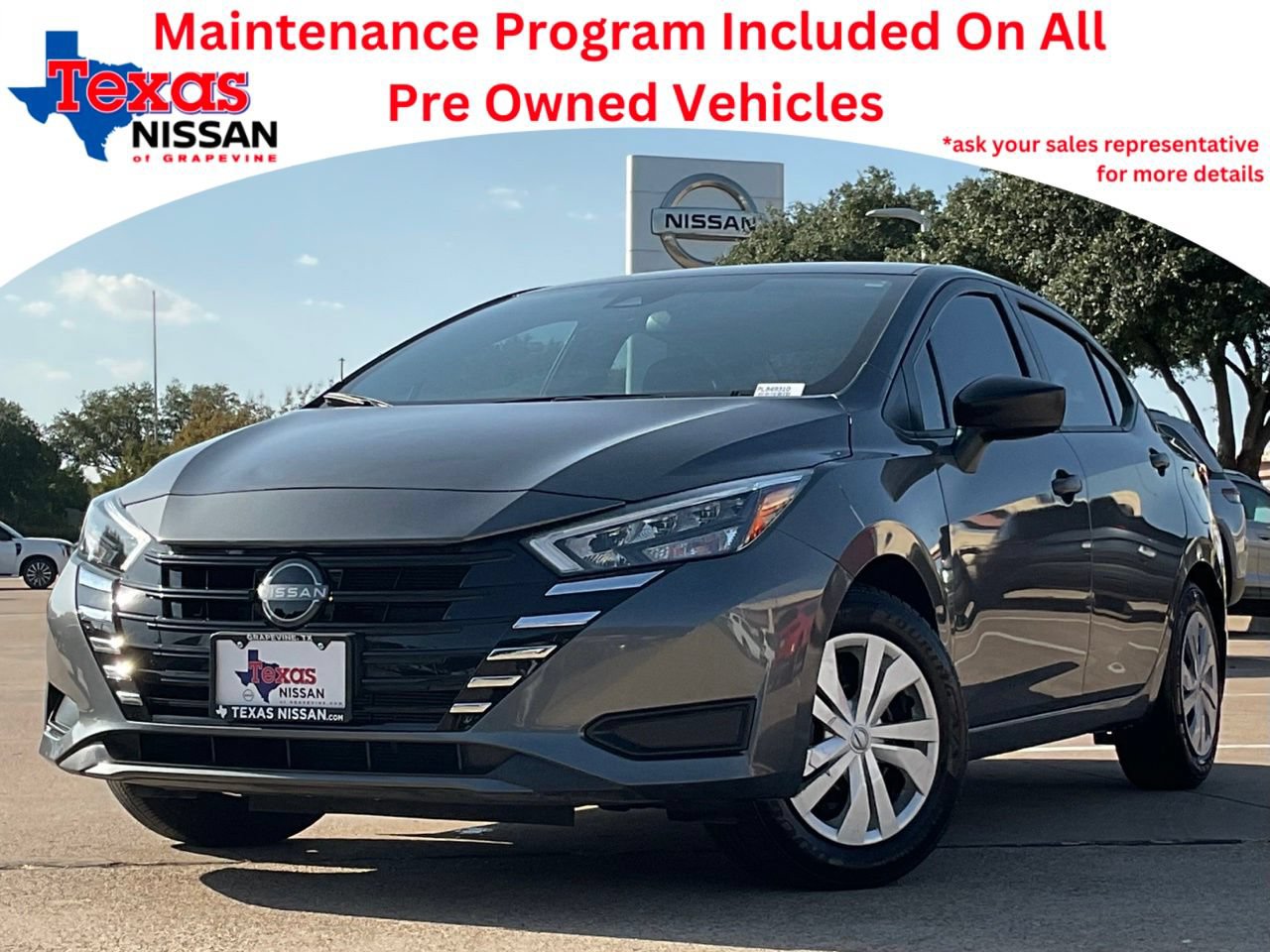 Used 2025 Nissan Versa S w/ Trunk Package FWD image 1