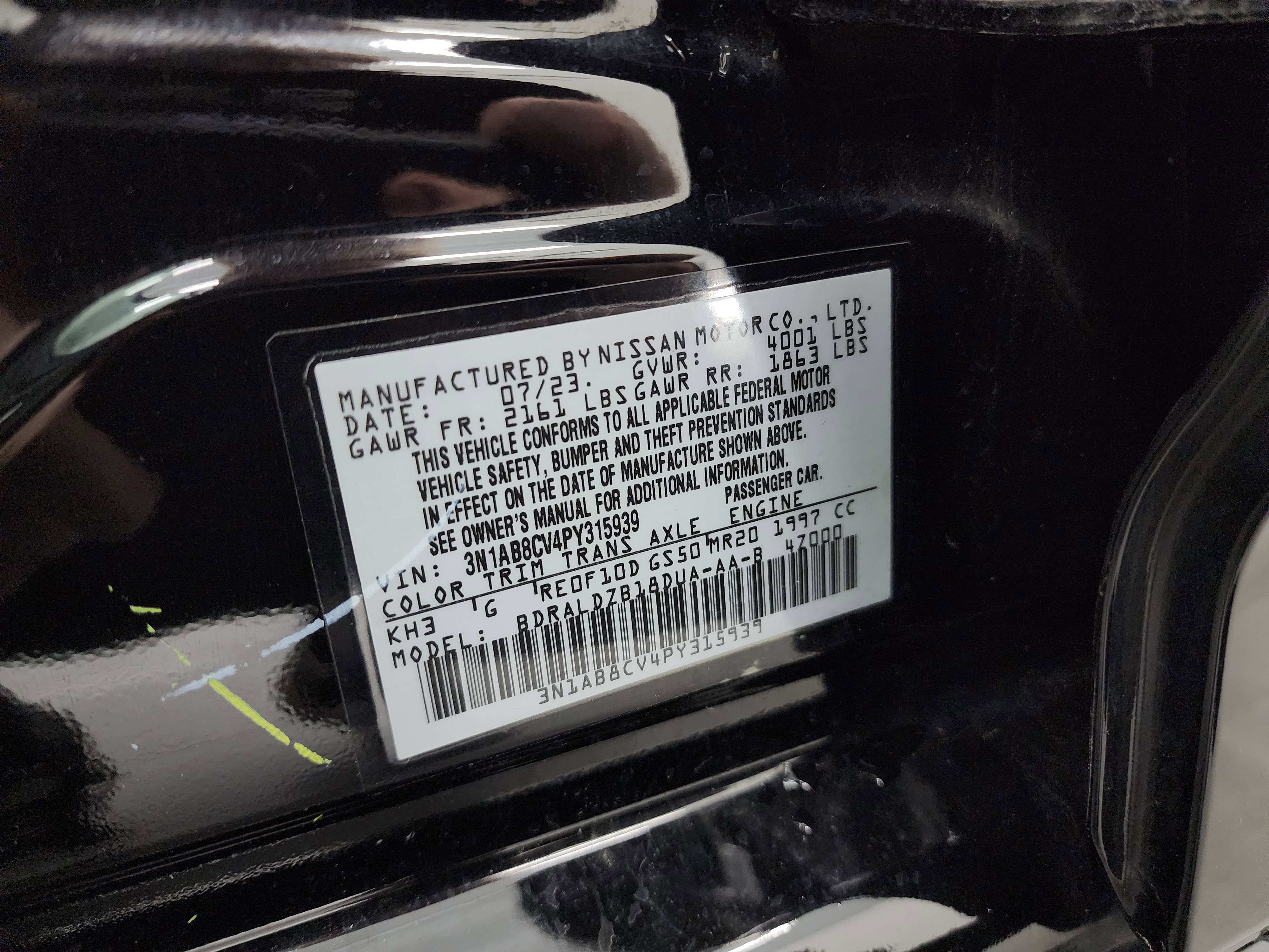 Used 2023 Nissan Sentra SV FWD image 55