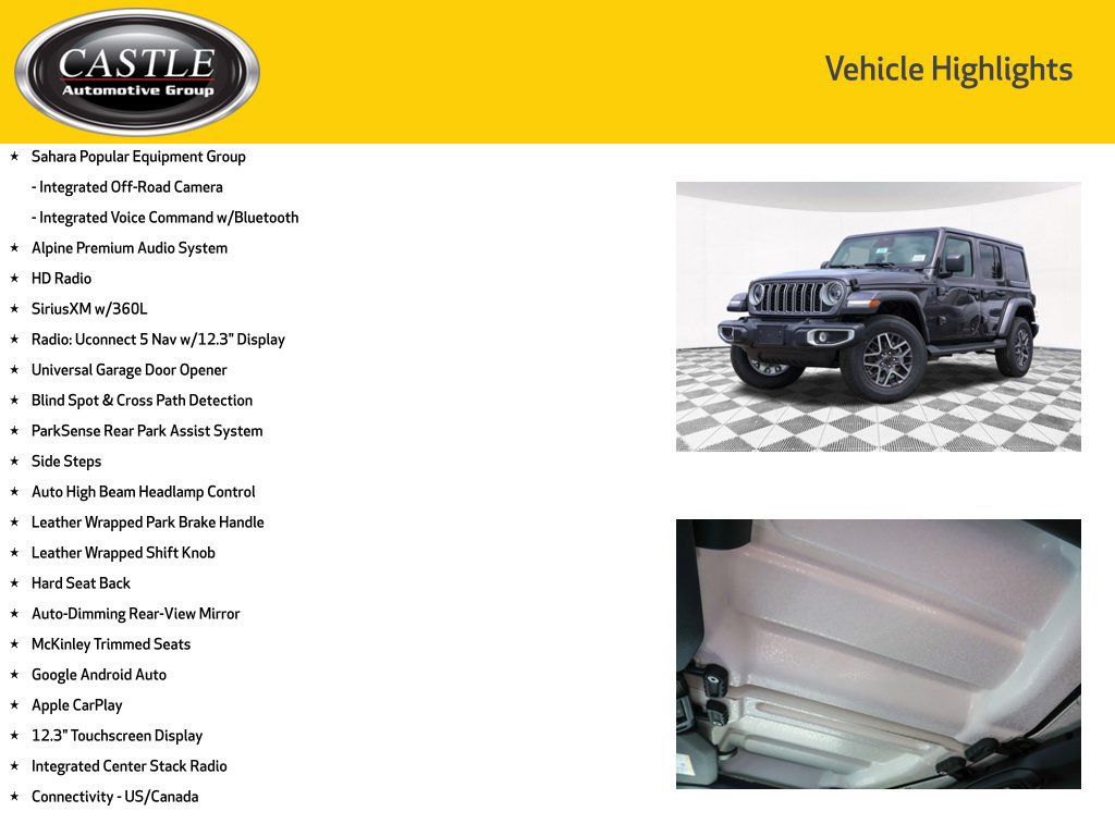New 2026 Jeep Wrangler Unlimited Sahara AWD/4WD image 6