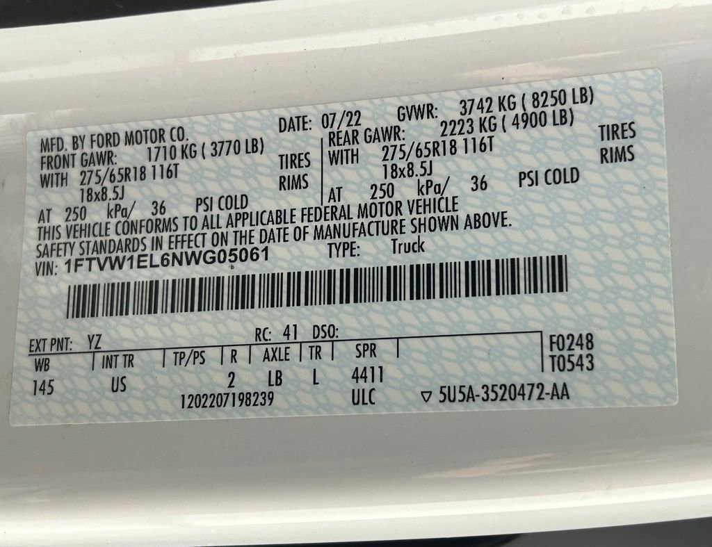 Used 2022 Ford F150 Lightning XLT image 36