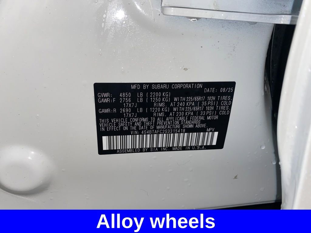 Certified 2025 Subaru Outback Premium image 28