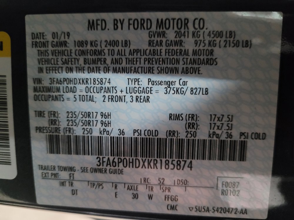 Used 2019 Ford Fusion SE FWD image 33