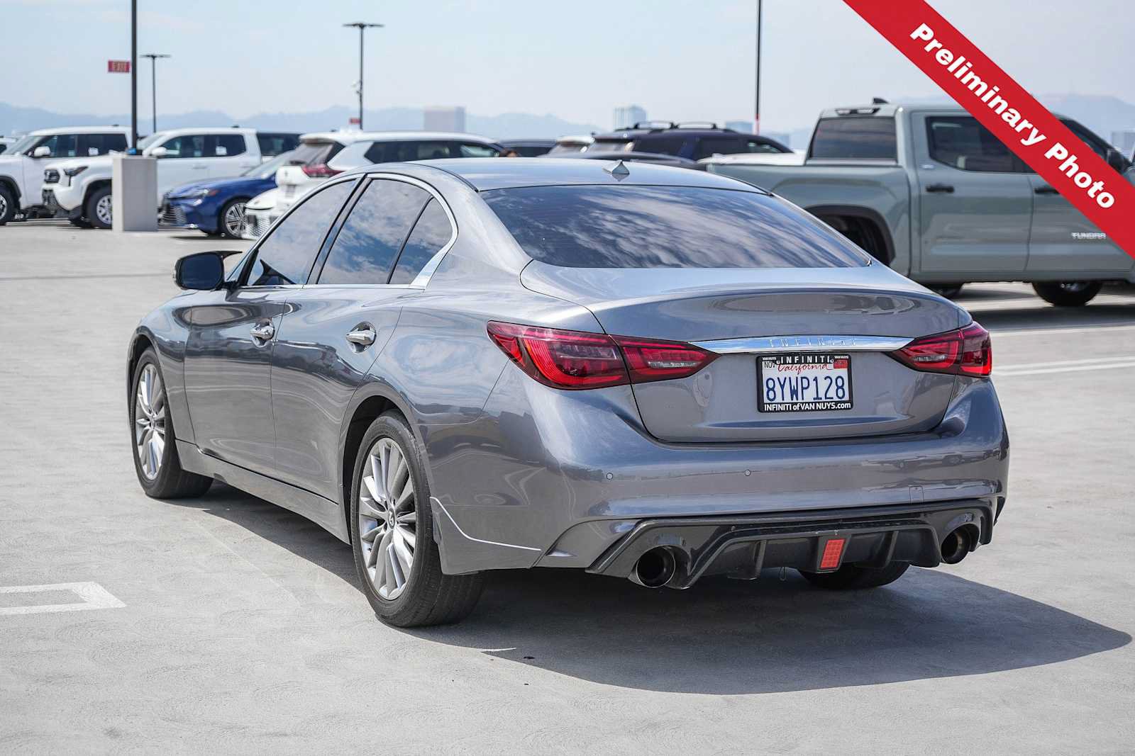 Used 2022 INFINITI Q50 Luxe w/ Cargo Package RWD image 8
