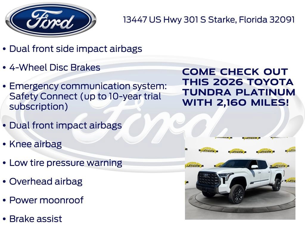 Used 2026 Toyota Tundra Platinum AWD/4WD image 30