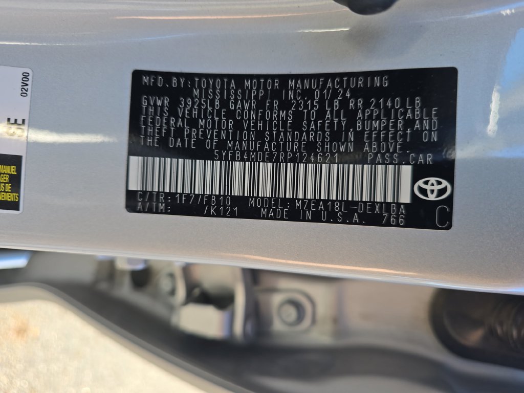 Certified 2024 Toyota Corolla LE FWD image 37