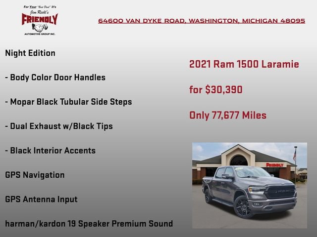 Used 2021 RAM 1500 Laramie AWD/4WD image 20