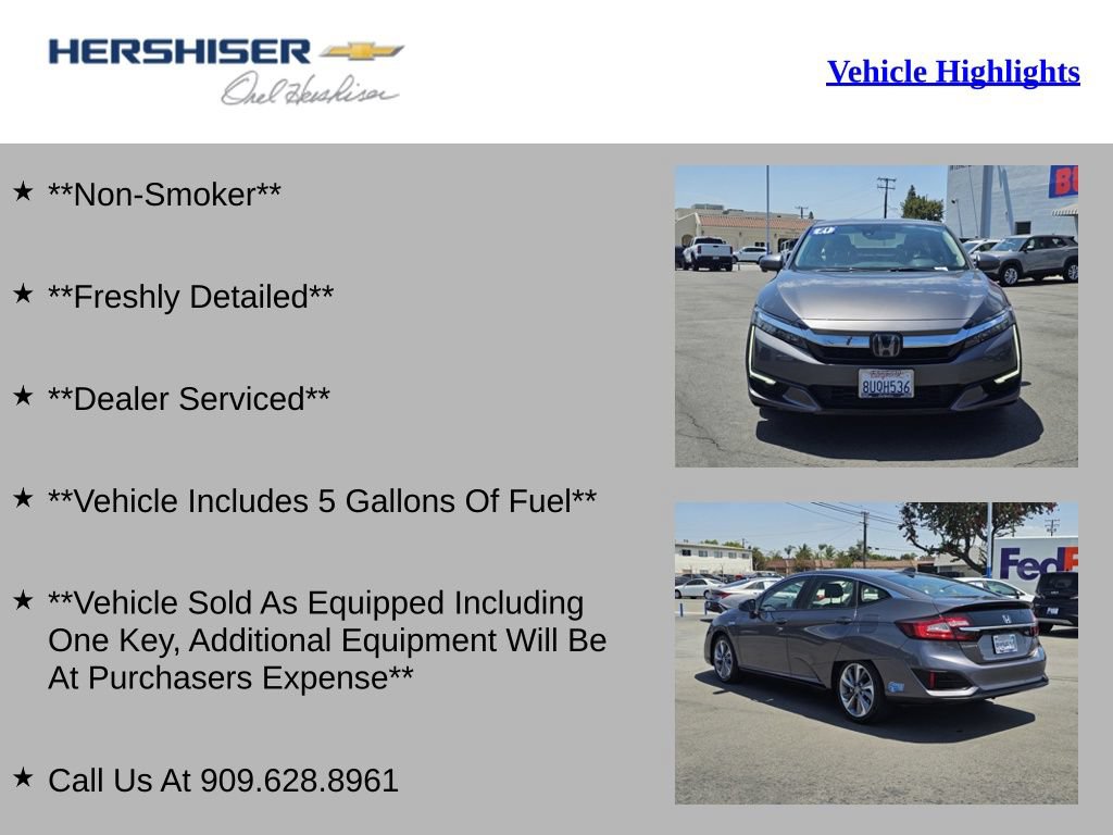 Used 2021 Honda Clarity Touring image 2