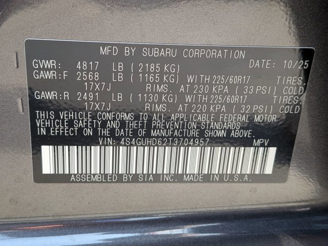 Certified 2026 Subaru Crosstrek 2.0i Premium w/ Crosstrek Mirror Package AWD/4WD image 23