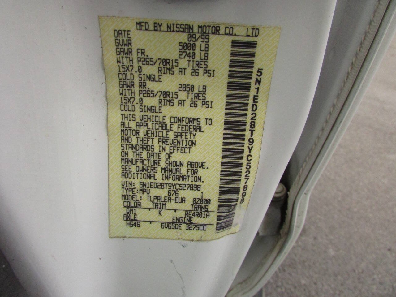 Used 2000 Nissan Xterra XE RWD image 40