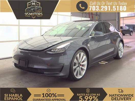 Used 2019 Tesla Model 3 Performance AWD/4WD image 1
