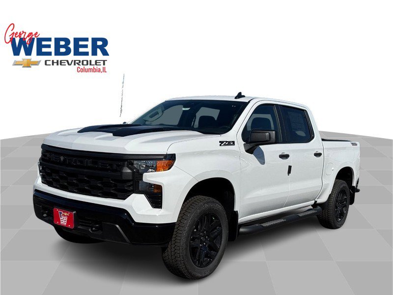 New 2026 Chevrolet Silverado 1500 Custom Trail Boss w/ Turbomax Blackout Package