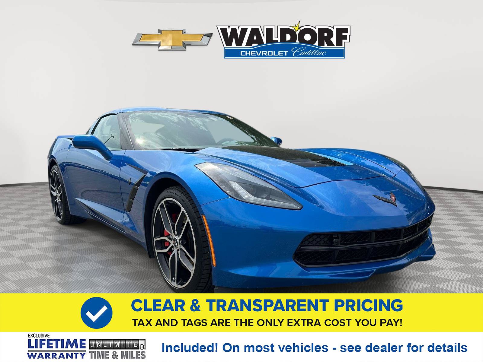 Used 2016 Chevrolet Corvette Stingray Coupe w/ 2LT Preferred Equipment Group RWD image 1