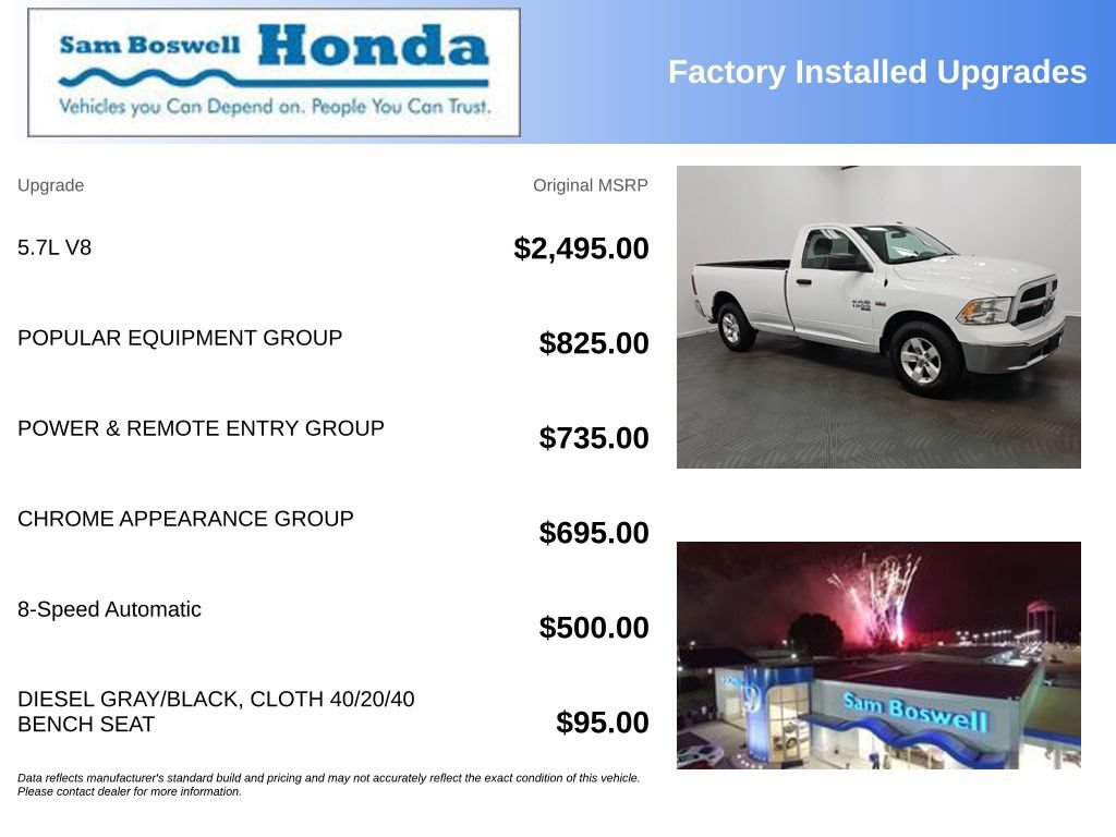Used 2022 RAM 1500 Tradesman w/ Popular Equipment Group RWD image 4