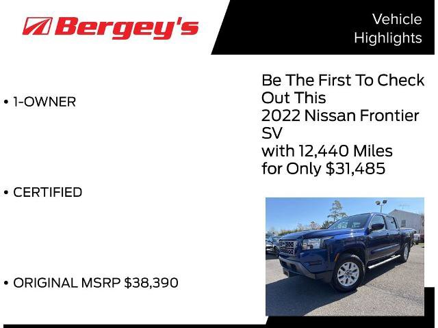 Used 2022 Nissan Frontier SV w/ Technology Package AWD/4WD image 5