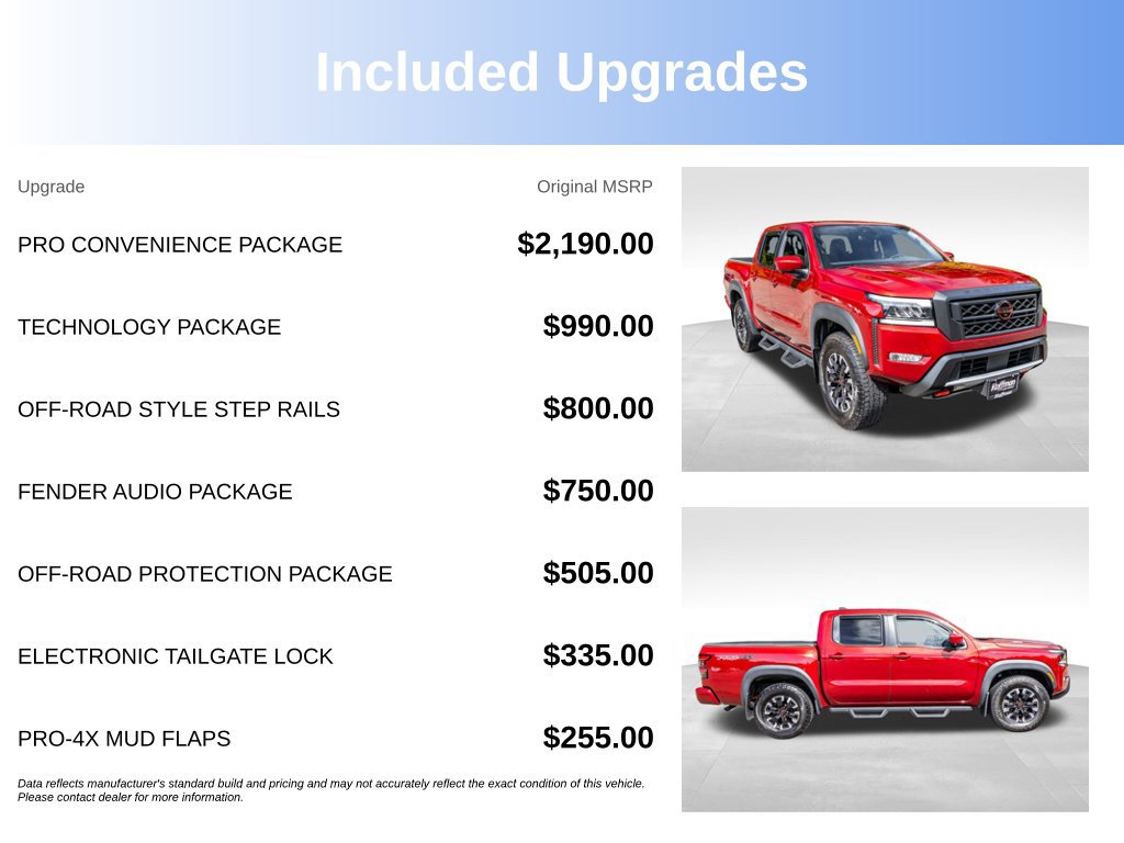 Used 2023 Nissan Frontier PRO-4X w/ Pro Convenience Package AWD/4WD image 4