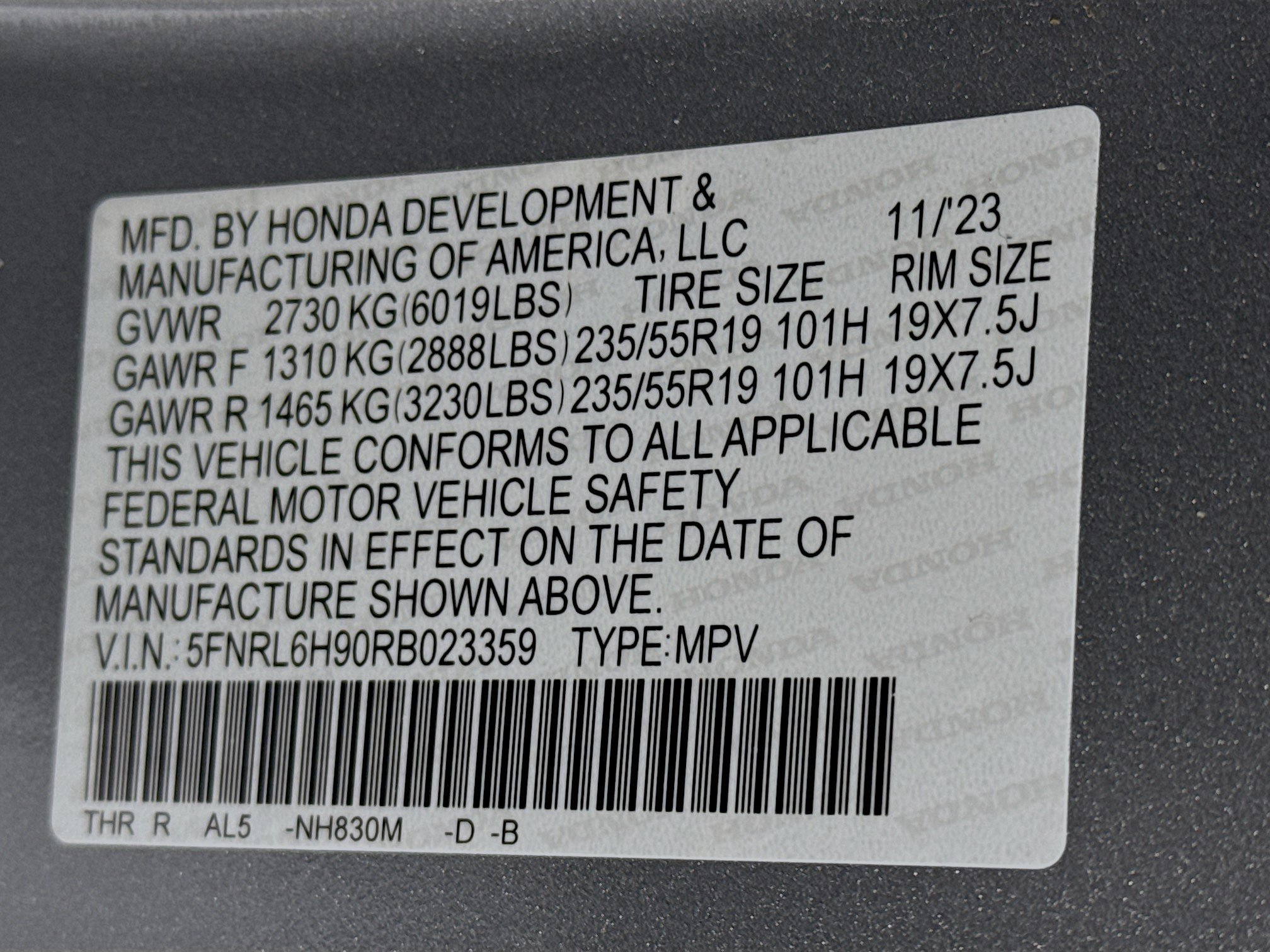 Certified 2024 Honda Odyssey Elite image 35