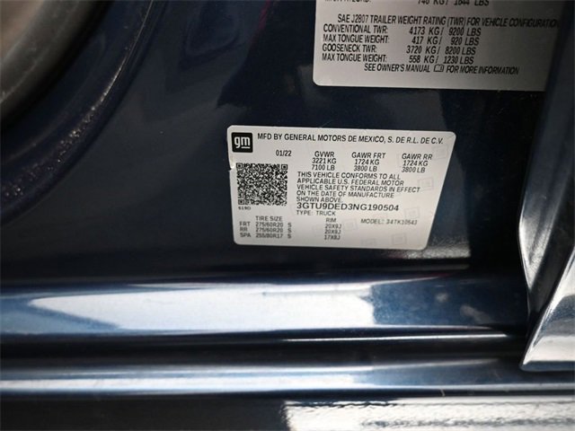 Used 2022 GMC Sierra 1500 SLT w/ SLT Premium Package image 15