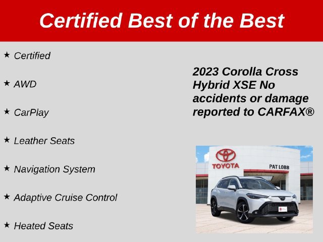 Certified 2023 Toyota Corolla Cross AWD Hybrid w/ Convenience Package image 40