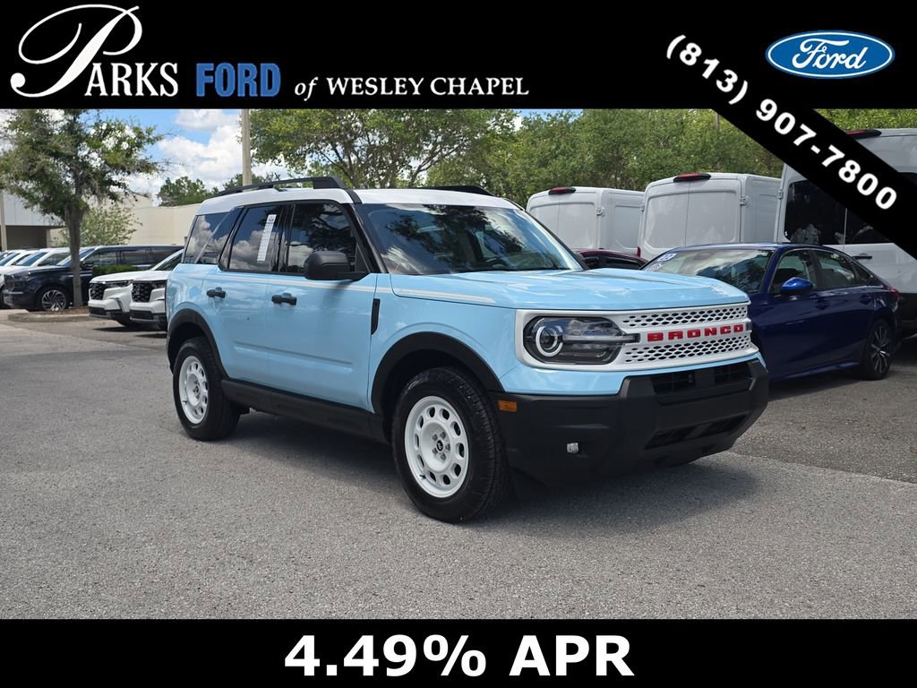 Certified 2025 Ford Bronco Sport Heritage w/ Convenience Package AWD/4WD image 1