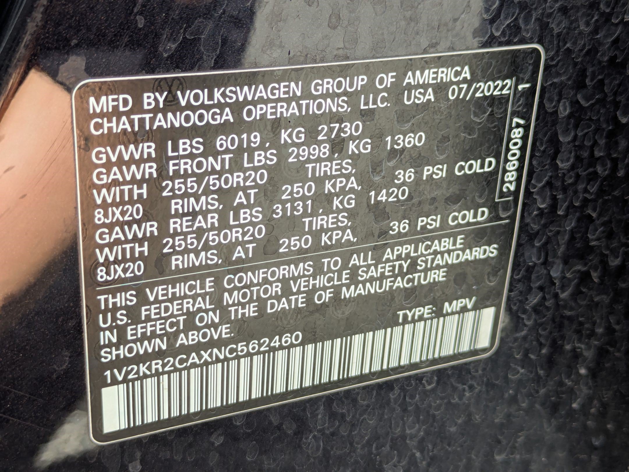 Used 2022 Volkswagen Atlas SE w/ Panoramic Sunroof Package AWD/4WD image 32