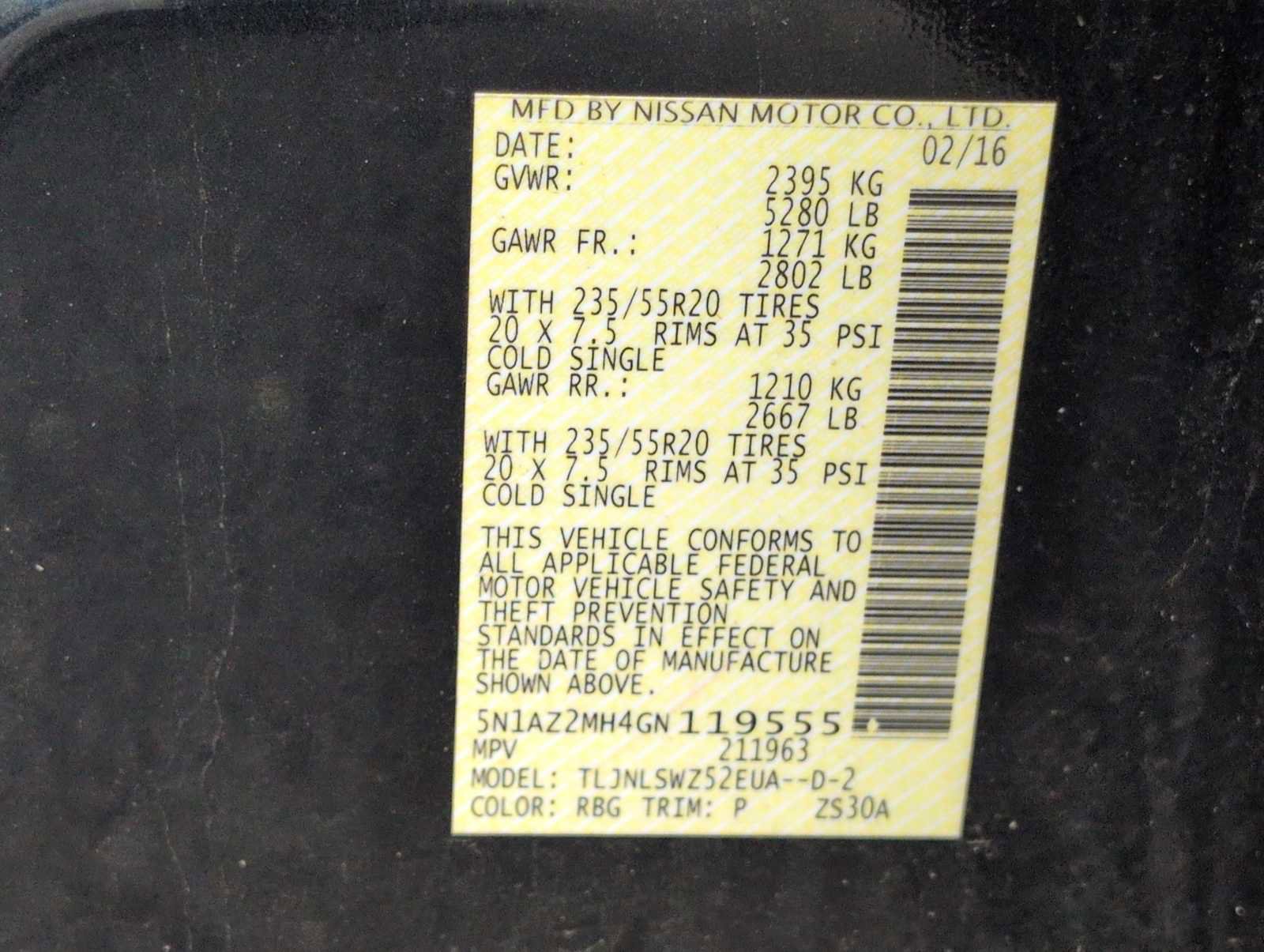 Used 2016 Nissan Murano Platinum w/ Platinum Technology Package image 35