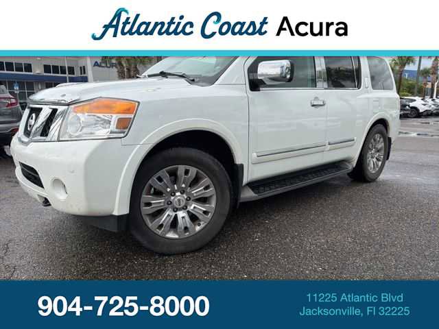 Used 2015 Nissan Armada Platinum w/ 2nd Row Captain Seat Package RWD video 1