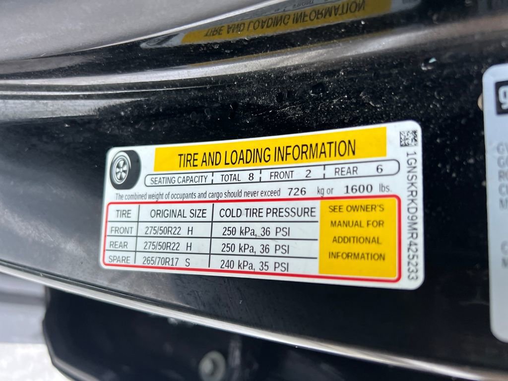 Used 2021 Chevrolet Tahoe RST w/ Rear Media and Nav Package image 28