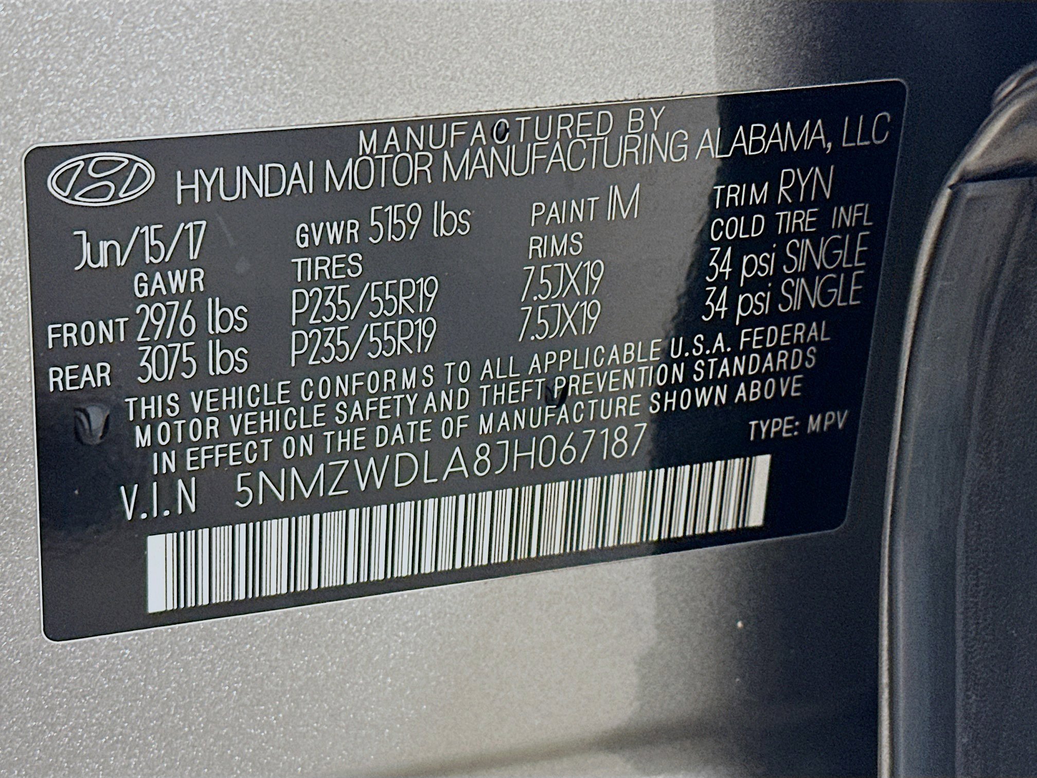 Used 2018 Hyundai Santa Fe Sport w/ Cargo Package image 12